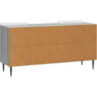 vidaXL TV Kast 102 x 34,5 x 52 cm Grijs sonoma Bewerkt hout