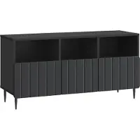 vidaXL TV Kast met lade Zwart 102 x 34,5 x 50 cm Bewerkt hout
