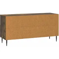 vidaXL TV Kast met lade Gerookt eiken 102 x 34,5 x 50 cm Bewerkt hout