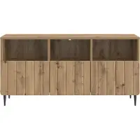 vidaXL TV Kast 102 x 34,5 x 50 cm Artisanaal eiken Bewerkt hout