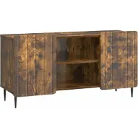 vidaXL TV Kast 102 x 34,5 x 52 cm Gerookt eiken Bewerkt hout