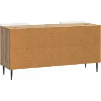 vidaXL TV Kast 102 x 34,5 x 52 cm Artisanaal eiken Bewerkt hout