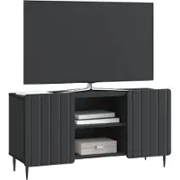 vidaXL TV Kast 102 x 34,5 x 52 cm Zwart Bewerkt hout