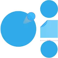 vidaXL Drijvende, ronde, PE-zwembadzonnecollector, 250 cm, blauw - Zwembadafdekkingen en -onderlagen