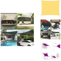 vidaXL Zonnezeil - Zonnezeilen - Zonnedoek - Zonnedoeken - Zonnezeil 160 g/m² 2-5x3 m HDPE beige