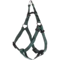 Flamingo Ziggi Step&go - Harnas Honden - Harnas Step&go Ziggi Donkergroen Xs 20-35cm 10mm - 1st - 134835 - 1st