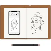 Ren Digitaal Notitieblok - Digitaal Notitieblok Remarkable - Writing Tablet met Bluetooth - LED Scherm - Bruin- 25cm x 18cm x 2cm