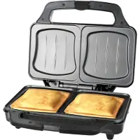 Ren Tosti-ijzers - Tosti Apparaat - Tosti Ijzer - Zwart - 29cm x 25cm x 28cm