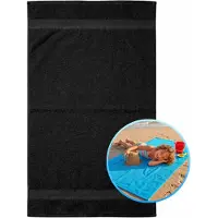Funnies Kinderstrandlaken 70x140cm Antraciet - Strandlaken Voor Kinderen - 100% Katoen