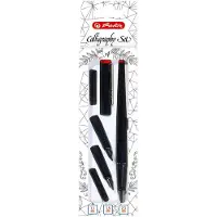 Herlitz Kalligrafiepen Set, 5 delig.