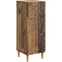 vidaXL Dressoir Oud hout 33 x 34,5 x 90 cm Bewerkt hout