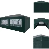 vidaXL Partytent 3x6 meter, groen - Partytenten en paviljoens