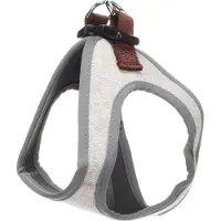 Flamingo Hond Harnas Step&Go Nelson Grijs M 35cm 42cm