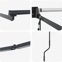 vidaXL Elektrisch Uittrekbaar Markies Frame Antraciet 4,5 × 3 m