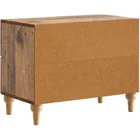 vidaXL Nachtkastje met lade Oud hout 62 x 34,5 x 48 cm Bewerkt hout