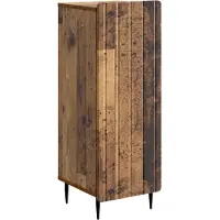 vidaXL Dressoir Oud hout 34,5 x 33 x 92 cm Bewerkt hout