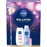 Nivea Relaxing Moments of Joy - Geschenkset - Douchegel, Body Lotion en Lipbalm