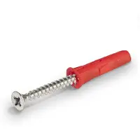 Rawlplug UNO Serie - Universele Pluggenset - 6 mm - 100 stuks - Met Schroeven