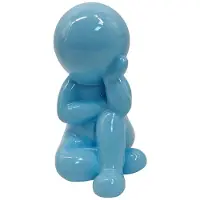 Present Time Decoratie Statue Amigo Dreaming Medium Soft Blue