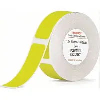 Niimbot - Labels - Etiketten - Geschikt voor D110 - D11 - D101 - 12 x 40 mm - 155 vellen - Geel