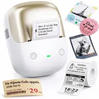 Niimbot B2 Pro - Labelprinter - Bluetooth - Printbreedte 20-50mm - Direct Thermisch - 300dpi - 1500mAh - Goud