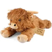 Ren Verzwaaringsknuffel - Verzwaarde Knuffel - Spanningskuffel - Koe - Bruin - ‎26cm x 13cm x 69cm;1.5 kg
