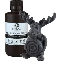 PrimaCreator Value Water Washable UV Resin - 500 g - Black