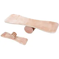 Softee E-balance Wooden Board Balance Board Roze 80.5 x 26.5 x 20 cm