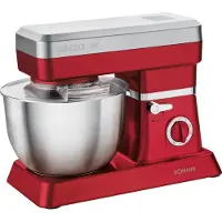 Bomann Keukenmachine 1200 W rood en zilver KM 398 CB