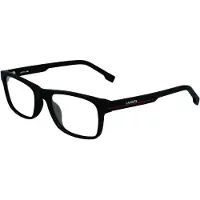 Lacoste L2886 N 55/18/145 Matte zwarte Bio geïnjecteerde MAN L2886 N