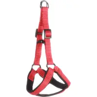 Flamingo Abbi Step&go - Harnas Honden - Harnas Step&go Abbi Rood Xxs 20-30cm 10mm - 1st - 133027 - 1st