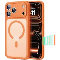ESR Classic Hybrid Camera Control iPhone 17 Pro Hoesje Oranje