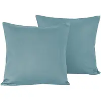 De Witte Lietaer Sierkussenhoes Olivia Arctic Satijn 40 x 40 cm (Set van 2)