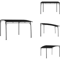 vidaXL Tuinzonwering 3x3x2,55 m, antraciet - Paviljoens & feesttenten