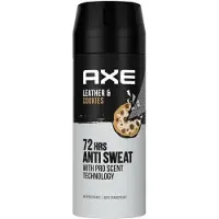 Axe - Deodorant Spray - 72hrs Anti Sweat - Leather & Cookies - 150 ml