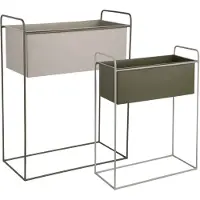 PT Living Plantenbak Set Reina Luxury Green Warm Grey (Set van 2)