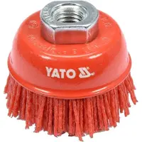 YATO YT-47785 - Nylon Komborstel - 65 mm - M14 - Voor Verwijderen van Verf & Reinigen van Bouwmachines