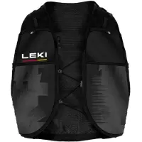 LEKI - Trail Running Quiver Vest 6 - Trailrunningrugzak S/M, grijs/zwart