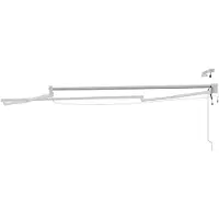 vidaXL Elektrisch Uittrekbaar Markies Frame Wit 3 x 2 m Aluminium