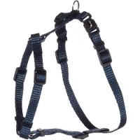 Flamingo Ziggi H-harnas - Harnas Honden - H-harnas Ziggi Donkerblauw Xs 25-40cm 10mm - 1st - 138041 - 1st
