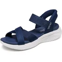 SKECHERS Sandaal 'ULTRA FLEX 3.0 - NEVER BETTER' blauw