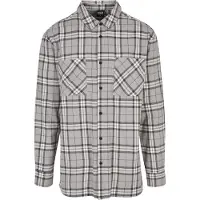 Urban Classics Overhemd lichtbruin / grijs / zwart / wit