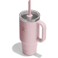 Hydroflask - Travel Tumbler Clear Lid - Isoleerbeker 946 ml, roze