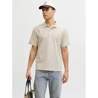 Jack & Jones Shirt 'JJEAustin' wit / wit gemêleerd