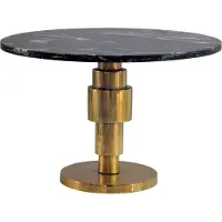 Wohnling Salontafel zwart marmeren blad 60x60 cm