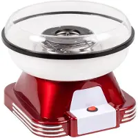 Ren Suikerspinmachines - Snoepmachine - Suikerspinmachine - Met Accessoires - Retro - Rood - 28cm x 28cm x 23cm ; 1.6 kg