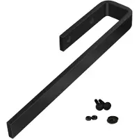 Sotech 2s Handdoekrek PELI voor kastmontage massief aluminium zwart geanodiseerd Lengte: 325 mm Hoogte: 30 mm Breedte: 65 mm BA 64 mm