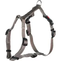 Flamingo Ziggi H-harnas - Harnas Honden - H-harnas Ziggi Greige S 35-50cm 15mm - 1st - 138098 - 1st