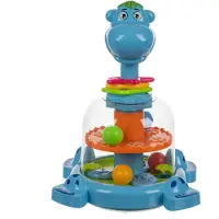 Kruzzel Spinning Top - Interactieve Nijlpaard Carousel - Educatief Speelgoed