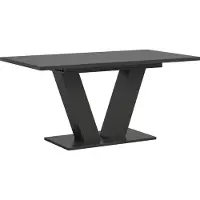 Ebuy24 Uitschuifbare Eettafel Motion Emob - Spaanplaat Grijs - 150-190x76x90 Cm